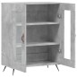 vidaXL Credenza Grigio Cemento 69,5x34x90 cm in Legno Multistrato vidaXL Credenza Grigio Cemento 69,5x34x90 cm in Legno Multistrato