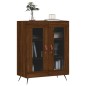 vidaXL Credenza Rovere Marrone 69,5x34x90 cm in Legno Multistrato vidaXL Credenza Rovere Marrone 69,5x34x90 cm in Legno Multistrato