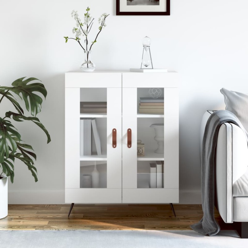vidaXL Credenza Bianca 69,5x34x90 cm in Legno Multistrato vidaXL Credenza Bianca 69,5x34x90 cm in Legno Multistrato