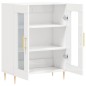 vidaXL Credenza 69,5x34x90 cm in Legno Multistrato Bianco Lucido vidaXL Credenza 69,5x34x90 cm in Legno Multistrato Bianco Lucido