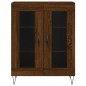 vidaXL Credenza Rovere Marrone 69,5x34x90 cm in Legno Multistrato vidaXL Credenza Rovere Marrone 69,5x34x90 cm in Legno Multistrato