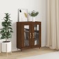 vidaXL Credenza Rovere Marrone 69,5x34x90 cm in Legno Multistrato vidaXL Credenza Rovere Marrone 69,5x34x90 cm in Legno Multistrato