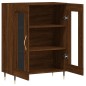 vidaXL Credenza Rovere Marrone 69,5x34x90 cm in Legno Multistrato vidaXL Credenza Rovere Marrone 69,5x34x90 cm in Legno Multistrato