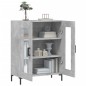 vidaXL Credenza Grigio Cemento 69,5x34x90 cm in Legno Multistrato vidaXL Credenza Grigio Cemento 69,5x34x90 cm in Legno Multistrato