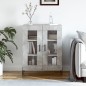 vidaXL Credenza Grigio Cemento 69,5x34x90 cm in Legno Multistrato vidaXL Credenza Grigio Cemento 69,5x34x90 cm in Legno Multistrato