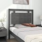 Testiera per Letto Grigia 95,5x4x100 cm Legno Massello di Pino Testiera per Letto Grigia 95,5x4x100 cm Legno Massello di Pino