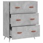 vidaXL Credenza Grigio Cemento 69,5x34x90 cm in Legno Multistrato vidaXL Credenza Grigio Cemento 69,5x34x90 cm in Legno Multistrato