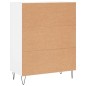 vidaXL Credenza Bianca 69,5x34x90 cm in Legno Multistrato vidaXL Credenza Bianca 69,5x34x90 cm in Legno Multistrato