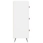 vidaXL Cassettiera Bianca 69,5x34x90 cm in Legno Multistrato vidaXL Cassettiera Bianca 69,5x34x90 cm in Legno Multistrato