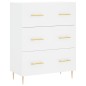 vidaXL Credenza Bianca 69,5x34x90 cm in Legno Multistrato vidaXL Credenza Bianca 69,5x34x90 cm in Legno Multistrato