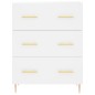 vidaXL Credenza Bianca 69,5x34x90 cm in Legno Multistrato vidaXL Credenza Bianca 69,5x34x90 cm in Legno Multistrato