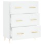 vidaXL Credenza Bianca 69,5x34x90 cm in Legno Multistrato vidaXL Credenza Bianca 69,5x34x90 cm in Legno Multistrato