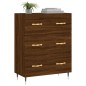 vidaXL Credenza Rovere Marrone 69,5x34x90 cm in Legno Multistrato vidaXL Credenza Rovere Marrone 69,5x34x90 cm in Legno Multistrato