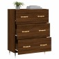 vidaXL Credenza Rovere Marrone 69,5x34x90 cm in Legno Multistrato vidaXL Credenza Rovere Marrone 69,5x34x90 cm in Legno Multistrato
