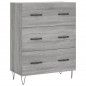 vidaXL Credenza Grigio Sonoma 69,5x34x90 cm in Legno Multistrato vidaXL Credenza Grigio Sonoma 69,5x34x90 cm in Legno Multistrato