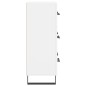 vidaXL Credenza Bianca 69,5x34x90 cm in Legno Multistrato vidaXL Credenza Bianca 69,5x34x90 cm in Legno Multistrato