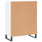 vidaXL Credenza Bianca 69,5x34x90 cm in Legno Multistrato vidaXL Credenza Bianca 69,5x34x90 cm in Legno Multistrato