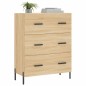vidaXL Credenza Rovere Sonoma 69,5x34x90 cm in Legno Multistrato vidaXL Credenza Rovere Sonoma 69,5x34x90 cm in Legno Multistrato