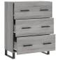vidaXL Credenza Grigio Sonoma 69,5x34x90 cm in Legno Multistrato vidaXL Credenza Grigio Sonoma 69,5x34x90 cm in Legno Multistrato