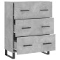 vidaXL Credenza Grigio Cemento 69,5x34x90 cm in Legno Multistrato vidaXL Credenza Grigio Cemento 69,5x34x90 cm in Legno Multistrato