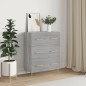 vidaXL Credenza Grigio Sonoma 69,5x34x90 cm in Legno Multistrato vidaXL Credenza Grigio Sonoma 69,5x34x90 cm in Legno Multistrato