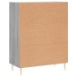 vidaXL Credenza Grigio Sonoma 69,5x34x90 cm in Legno Multistrato vidaXL Credenza Grigio Sonoma 69,5x34x90 cm in Legno Multistrato