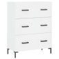 vidaXL Credenza Bianca 69,5x34x90 cm in Legno Multistrato vidaXL Credenza Bianca 69,5x34x90 cm in Legno Multistrato