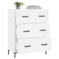 vidaXL Credenza Bianca 69,5x34x90 cm in Legno Multistrato vidaXL Credenza Bianca 69,5x34x90 cm in Legno Multistrato