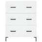 vidaXL Credenza Bianca 69,5x34x90 cm in Legno Multistrato vidaXL Credenza Bianca 69,5x34x90 cm in Legno Multistrato