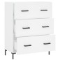 vidaXL Credenza Bianca 69,5x34x90 cm in Legno Multistrato vidaXL Credenza Bianca 69,5x34x90 cm in Legno Multistrato