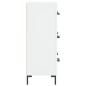 vidaXL Credenza Bianca 69,5x34x90 cm in Legno Multistrato vidaXL Credenza Bianca 69,5x34x90 cm in Legno Multistrato