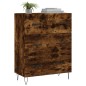 vidaXL Credenza Rovere Fumo 69,5x34x90 cm in Legno Multistrato vidaXL Credenza Rovere Fumo 69,5x34x90 cm in Legno Multistrato