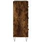 vidaXL Credenza Rovere Fumo 69,5x34x90 cm in Legno Multistrato vidaXL Credenza Rovere Fumo 69,5x34x90 cm in Legno Multistrato