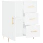 vidaXL Credenza Bianca 69,5x34x90 cm in Legno Multistrato vidaXL Credenza Bianca 69,5x34x90 cm in Legno Multistrato
