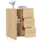 vidaXL Credenza Rovere Sonoma 69,5x34x90 cm in Legno Multistrato vidaXL Credenza Rovere Sonoma 69,5x34x90 cm in Legno Multistrato