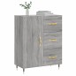 vidaXL Credenza Grigio Sonoma 69,5x34x90 cm in Legno Multistrato vidaXL Credenza Grigio Sonoma 69,5x34x90 cm in Legno Multistrato