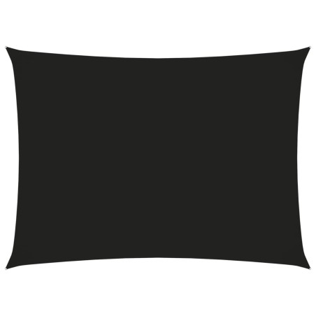 Parasole a Vela Oxford Rettangolare 3,5x5 m Nero