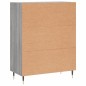 vidaXL Credenza Grigio Sonoma 69,5x34x90 cm in Legno Multistrato vidaXL Credenza Grigio Sonoma 69,5x34x90 cm in Legno Multistrato