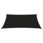 Parasole a Vela Oxford Rettangolare 3,5x5 m Nero Parasole a Vela Oxford Rettangolare 3,5x5 m Nero