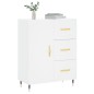 vidaXL Credenza Bianca 69,5x34x90 cm in Legno Multistrato vidaXL Credenza Bianca 69,5x34x90 cm in Legno Multistrato