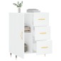 vidaXL Credenza Bianca 69,5x34x90 cm in Legno Multistrato vidaXL Credenza Bianca 69,5x34x90 cm in Legno Multistrato