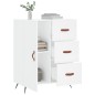 vidaXL Credenza Bianca 69,5x34x90 cm in Legno Multistrato vidaXL Credenza Bianca 69,5x34x90 cm in Legno Multistrato