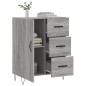vidaXL Credenza Grigio Sonoma 69,5x34x90 cm in Legno Multistrato vidaXL Credenza Grigio Sonoma 69,5x34x90 cm in Legno Multistrato