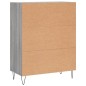 vidaXL Credenza Grigio Sonoma 69,5x34x90 cm in Legno Multistrato vidaXL Credenza Grigio Sonoma 69,5x34x90 cm in Legno Multistrato