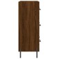 vidaXL Credenza Rovere Marrone 69,5x34x90 cm in Legno Multistrato vidaXL Credenza Rovere Marrone 69,5x34x90 cm in Legno Multistrato