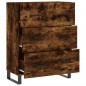 vidaXL Credenza Rovere Fumo 69,5x34x90 cm in Legno Multistrato vidaXL Credenza Rovere Fumo 69,5x34x90 cm in Legno Multistrato