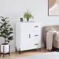 vidaXL Credenza Bianca 69,5x34x90 cm in Legno Multistrato vidaXL Credenza Bianca 69,5x34x90 cm in Legno Multistrato
