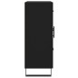 vidaXL Credenza Nera 69,5x34x90 cm in Legno Multistrato vidaXL Credenza Nera 69,5x34x90 cm in Legno Multistrato