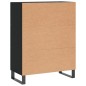vidaXL Credenza Nera 69,5x34x90 cm in Legno Multistrato vidaXL Credenza Nera 69,5x34x90 cm in Legno Multistrato