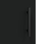 vidaXL Credenza Nera 69,5x34x90 cm in Legno Multistrato vidaXL Credenza Nera 69,5x34x90 cm in Legno Multistrato